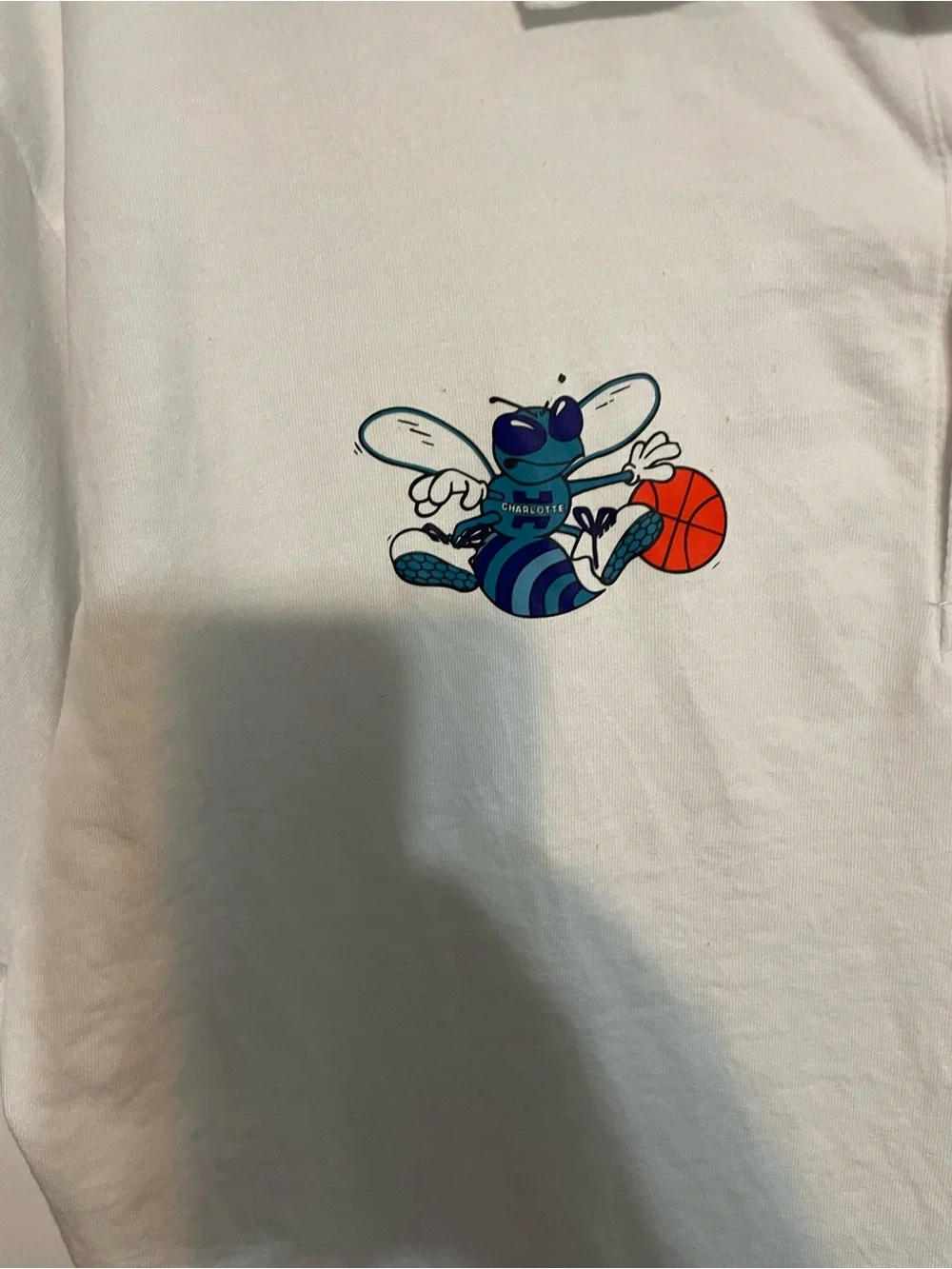 Charlotte Hornets all star 2019 coach polo Jordan shirt size L pre-owned